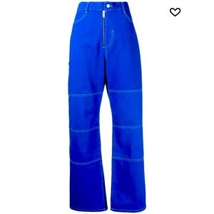Dion Lee blue panelled straight-leg cut jeans! Brand New with tags size 30